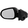 Driver Side Mirror, Power Adjust, Non-Heated, Manual Folding, Paintable, No Signal Light, No Memory, No Puddle Light, No Auto-Dim, No Blind Spot Feature