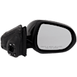 Passenger Side Mirror, Power Adjust, Heated, Manual Folding, Paintable, No Signal Light, No Memory, No Puddle Light, No Auto-Dim, No Blind Spot Feature