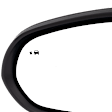 Driver Side Mirror, Power Adjust, Heated, Manual Folding, Paintable, No Signal Light, No Memory, No Puddle Light, No Auto-Dim, With Blind Spot Detection in Glass