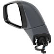 Driver Side Mirror, Power Adjust, Heated, Manual Folding, Paintable, In-housing Signal Light, With Memory, No Puddle Light, No Auto-Dim, With Blind Spot Detection in Glass
