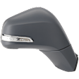 Passenger Side Mirror, Power Adjust, Heated, Manual Folding, Paintable, In-housing Signal Light, With Memory, No Puddle Light, No Auto-Dim, With Blind Spot Detection in Glass