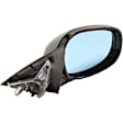 Passenger Side Mirror, Power Adjust, Manual Folding, Heated, Paintable, No Signal Light, Memory, Puddle Light, Auto-Dimming, and Blind Spot Feature, Wagon, For Models With Shadow Line