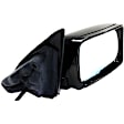 Passenger Side Mirror, Power Adjust, Manual Folding, Heated, Paintable, No Signal Light, With memory, No Puddle Light, Auto-Dimming, and Blind Spot Feature, For Models Without Sport Package