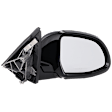 2022 BMW X3 - Passenger Side Mirror, For Models With Shadow Line, Without Lane Departure Warning System and Surround View, Power Adjust, Heated, Paintable, Power Folding, In-housing Signal Light, No Blind Spot Feature, With Memory, No Puddle Light