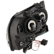Driver and Passenger Side Halogen Headlight, With bulb(s), OE Replacement