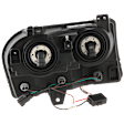 Driver and Passenger Side Halogen Headlight, With bulb(s), OE Replacement