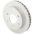 Front, Driver or Passenger Side Brake Disc, G-Coated, Plain Surface, Vented, 6 Lugs, 294.89 mm