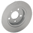 Rear, Driver or Passenger Side Brake Disc, G-Coated, Plain Surface, Solid, 5 Lugs, 269.7 mm
