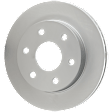 Front, Driver or Passenger Side Brake Disc, G-Coated, Plain Surface, Vented, 6 Lugs, 305.05 mm