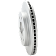 Front, Driver or Passenger Side Brake Disc, G-Coated, Plain Surface, Vented, 6 Lugs, 305.05 mm