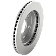 Front, Driver or Passenger Side Brake Disc, G-Coated, Plain Surface, Vented, 6 Lugs, 305.05 mm