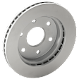 Front, Driver or Passenger Side Brake Disc, G-Coated, Plain Surface, Vented, 6 Lugs, 305.05 mm
