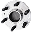 Front, Driver or Passenger Side Wheel Hub, 6 Lugs, With Bearing, RWD