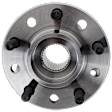 Rear, Driver or Passenger Side Wheel Hub, with Bearing
