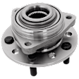 Rear, Driver or Passenger Side Wheel Hub, with Bearing