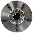 Front, Driver or Passenger Side Wheel Hub, 5 Lugs, With Bearing, With Sensor