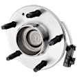 Wheel Hub, 5 Lugs, With Bearing, With Sensor