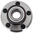Front, Driver or Passenger Side Wheel Hub, With Bearing, With ABS
