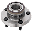 Front, Driver or Passenger Side Wheel Hub, With Bearing, With ABS