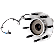 Front, Driver or Passenger Side Wheel Hub, With Bearing, With Sensor, 8 x 6.5 in. Bolt Pattern