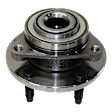 Front, Driver or Passenger Side Wheel Hub, 5 Lugs, With Bearing