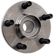 Front, Driver or Passenger Side Wheel Hub, 5 Lugs, Without Bearing