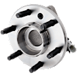 Wheel Hub, 6 Lugs, With Bearing, With Sensor