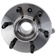 Wheel Hub, 6 Lugs, With Bearing, With Sensor