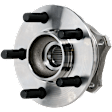 Front, Driver or Passenger Side Wheel Hub, with Bearing, AWD, with 4 Bolt Flange