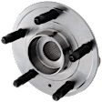 Front or Rear, Driver or Passenger Side Wheel Hub, 5 Lugs, With Bearing