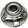 Front or Rear, Driver or Passenger Side Wheel Hub, 5 Lugs, With Bearing