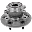 Front, Driver or Passenger Side Wheel Hub, With Bearing, Without Sensor, 6 x 5.5 in. Bolt Pattern