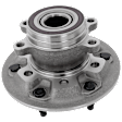 Front, Driver or Passenger Side Wheel Hub, With Bearing, Without Sensor, 6 x 5.5 in. Bolt Pattern