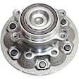 Front, Driver or Passenger Side Wheel Hub, With Bearing, Without Sensor, RWD