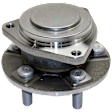 Front, Driver or Passenger Side Wheel Hub, with Bearing, RWD
