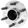 Rear, Driver or Passenger Side Wheel Hub, 6 Lugs, With Bearing