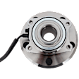 Rear, Driver or Passenger Side Wheel Hub, With Bearing, With Sensor, 5 x 5 in. Bolt Pattern, FWD