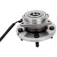 Rear, Driver or Passenger Side Wheel Hub, With Bearing, With Sensor, 5 x 5 in. Bolt Pattern, FWD