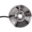 Rear, Driver or Passenger Side Wheel Hub, With Bearing, With Sensor, 5 x 5 in. Bolt Pattern, FWD