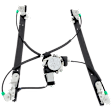 Front, Passenger Side Power Window Regulator, With Motor