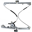 Front, Driver Side Manual Window Regulator, Without Motor