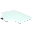 Rear, Driver Side Door Glass, Green Tint, Replaces NAGS No. DD09184 GTYN