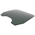 2001-2006 Chevrolet Silverado 1500 HD - Rear, Driver Side Door Glass, Gray Tint Privacy, Replaces NAGS No. DD09735 YPNN