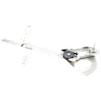 Front, Driver Side Manual Window Regulator, Without Motor