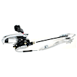 Rear, Passenger Side Window Regulator, Power, With Motor