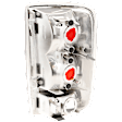 Driver and Passenger Side Halogen Tail Light, Without bulb(s), OE Replacement