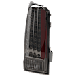 Driver and Passenger Side LED Tail Light, With bulb(s), Smoked Lens, Chrome Interior
