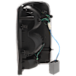 Driver and Passenger Side LED Tail Light, With bulb(s), Smoked Lens, Chrome Interior