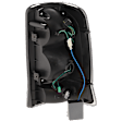 Driver and Passenger Side LED Tail Light, With bulb(s), Smoked Lens, Chrome Interior