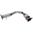 2012-2015 Chevrolet Captiva Sport - Front Catalytic Converter, 2.4L, 4Cyl, Federal EPA Standard, 46-State Legal (Cannot ship to CA, CO, NY or ME), Direct JC Whitney Series